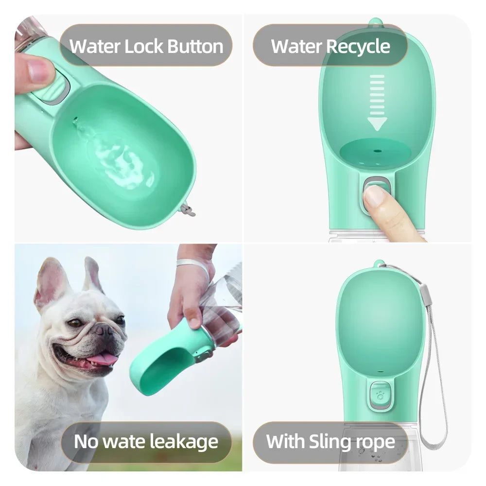 LumiSip Portable dog water bottle